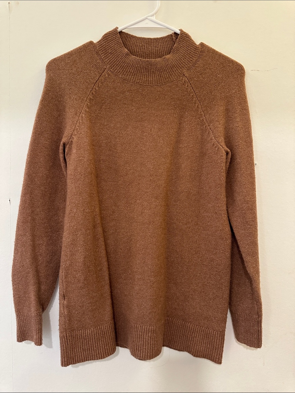 LOFT Classic Crewneck Women's Sweater in Brown